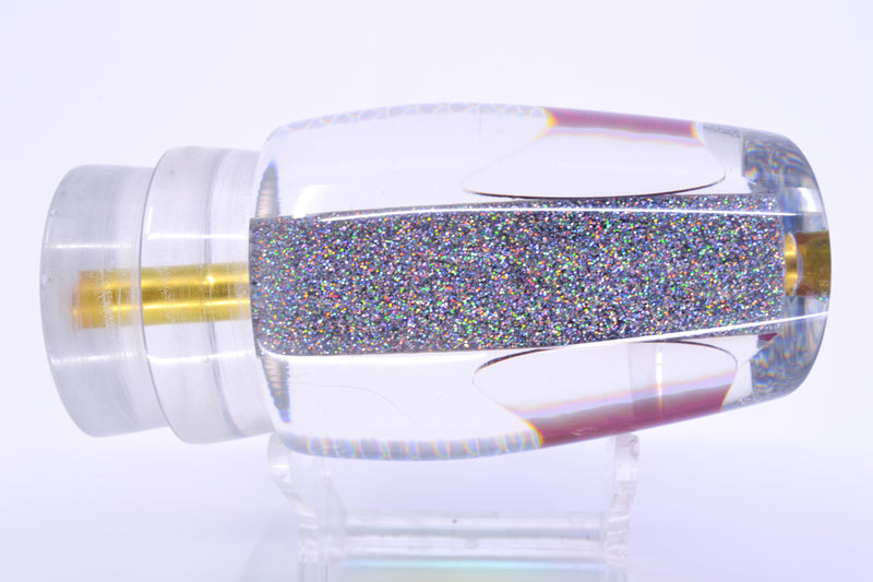 Koya Lures Rainbow Scale Holo Glitter Pearl Red Eyes Medium 861 12" 5.8oz GZE