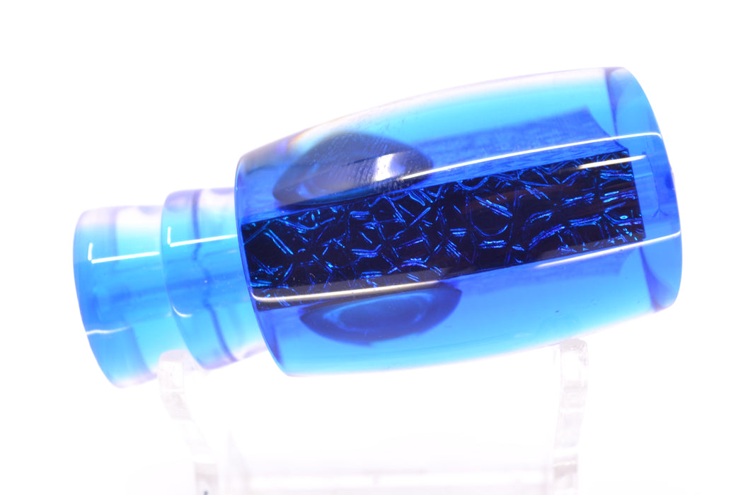 Moyes Lures Blue-Green Oil Slick Blue Back Taxi Eyes Small Boogeyman 9" 1.5oz