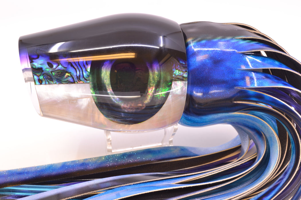 Moyes Lures Skipjack Paua-MOP Black-Purple Back Sumo Teaser 26.3oz FT Vinyl Skipjack
