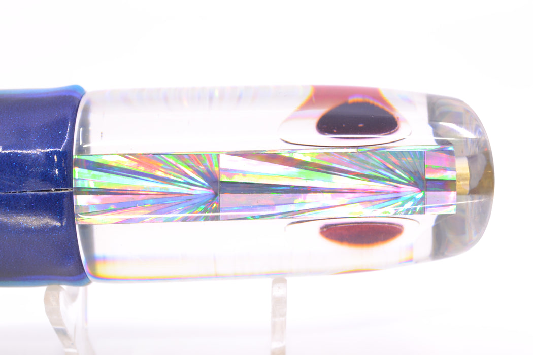 Koya Lures Silver Rainbow Starburst JP Noname 12" 7.5oz Fire Tailz Vinyl Yellowfin GZE