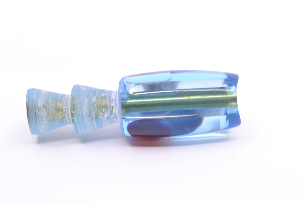 Coggin Lures Ice Blue Mirrored Black-Red Eyes Tado Lo'ihi Peanut Scoop 4.5" 0.3oz