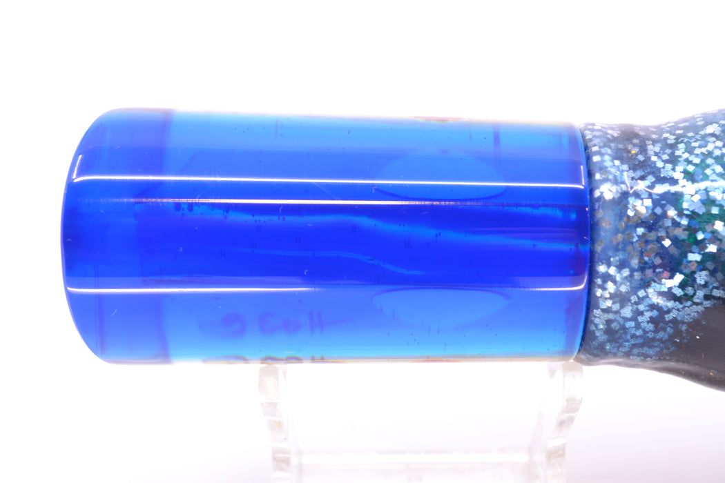 Marlin Magic Lures Golden MOP Blue Back Reverse Taper Large Tube 12" 9oz Skirted Evil GZE