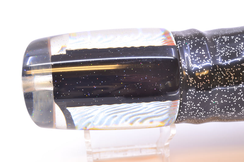 Marlin Magic Red-Orange Lava Black Magic Large Ruckus 14" 13oz Skirted Black-Orange-Clear