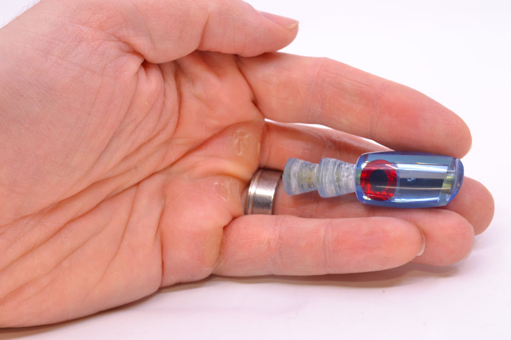 Coggin Lures Ice Blue Mirrored Black-Red Eyes Tado Lo'ihi Peanut Scoop 4.5" 0.3oz