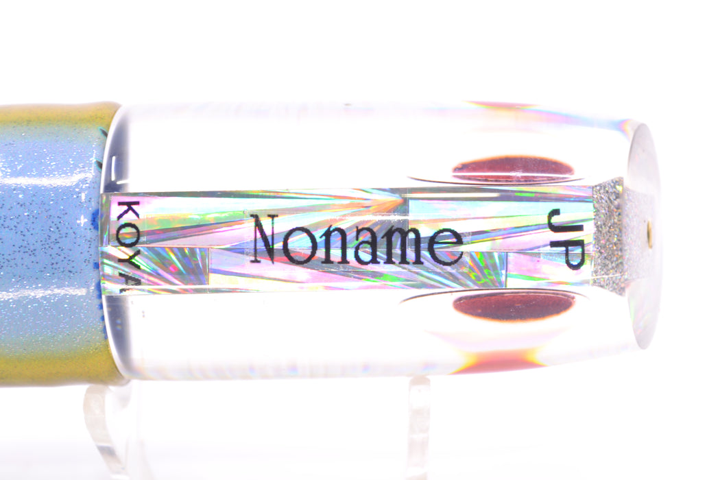 Koya Lures Silver Rainbow Starburst JP Noname 12" 7.5oz Fire Tailz Vinyl Yellowfin GZE