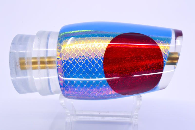 Koya Lures Ice Blue Rainbow Scale Red Eyes Medium 861 12" 5.8oz