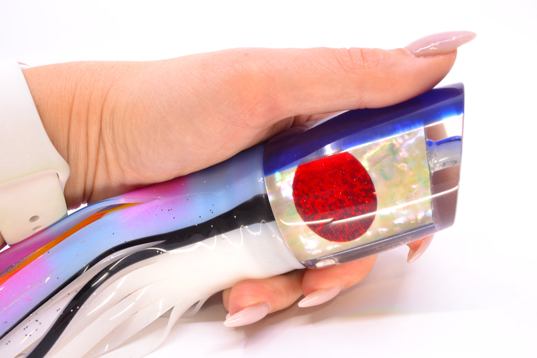 Marlin Magic Pro Series White Awabi Blue Back Ruckus 12" 10oz Skirted Gay Bob