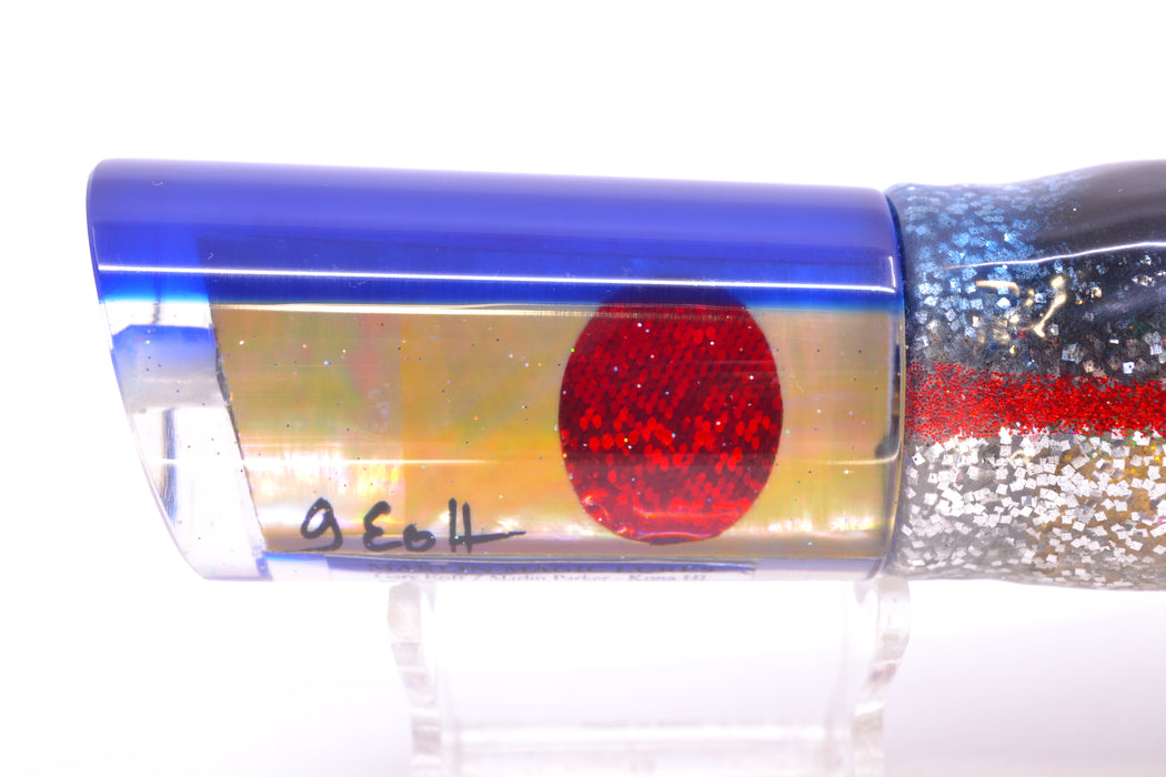 Marlin Magic Lures Golden MOP Blue Back Reverse Taper Large Tube 12" 9oz Skirted Evil GZE