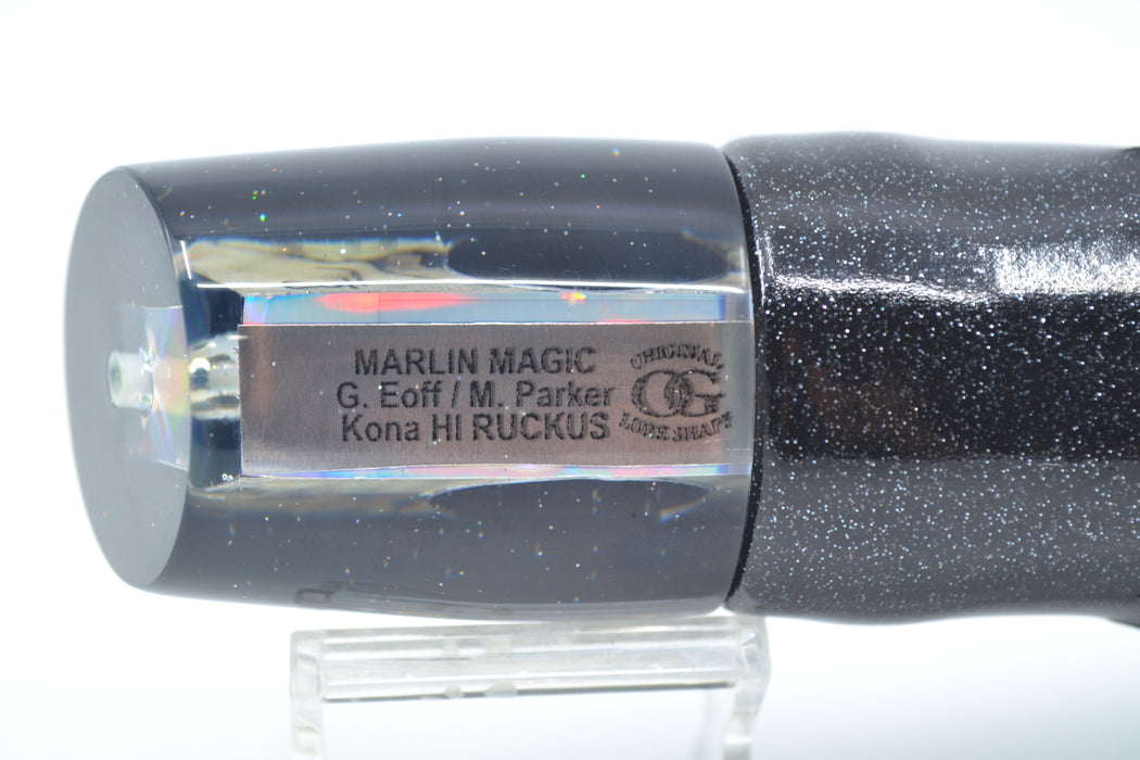 Marlin Magic White Abalone Black Back Taxi Eyes Ruckus 12" 9oz Vinyl Black
