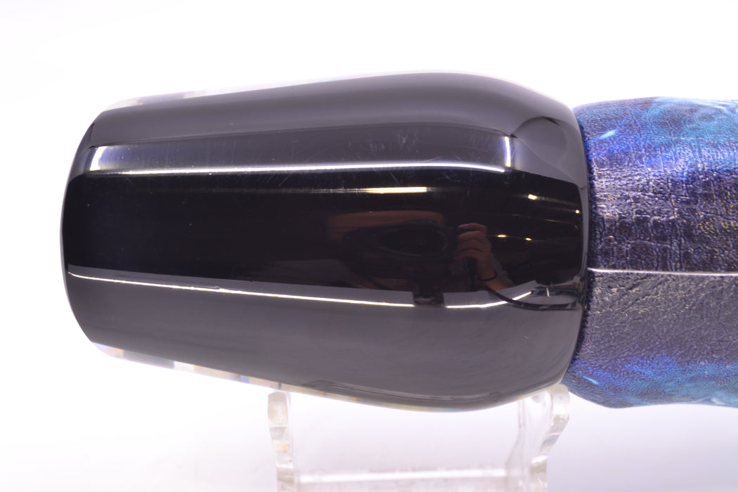 Marlin Magic White Abalone Black Back Taxi Eyes Hibby 14" 11oz ALV Vinyl Wahoo