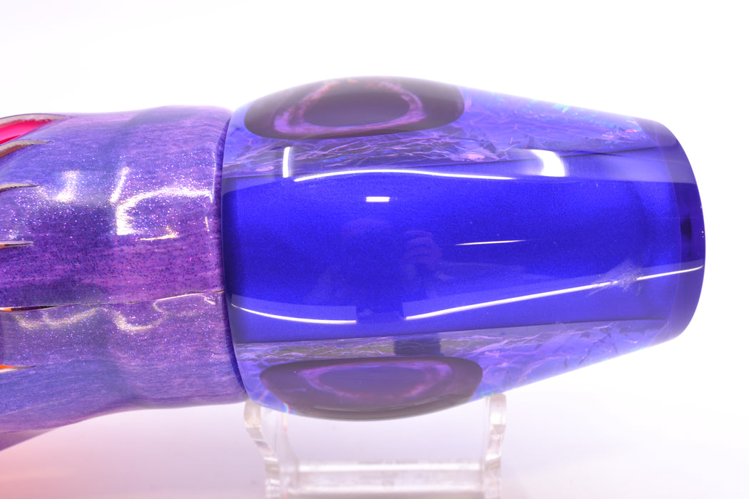 Moyes Lures Pink-Purple Dichro Purple Back XL Sumo 16" 16.4oz FT Vinyl Purple Eclipse