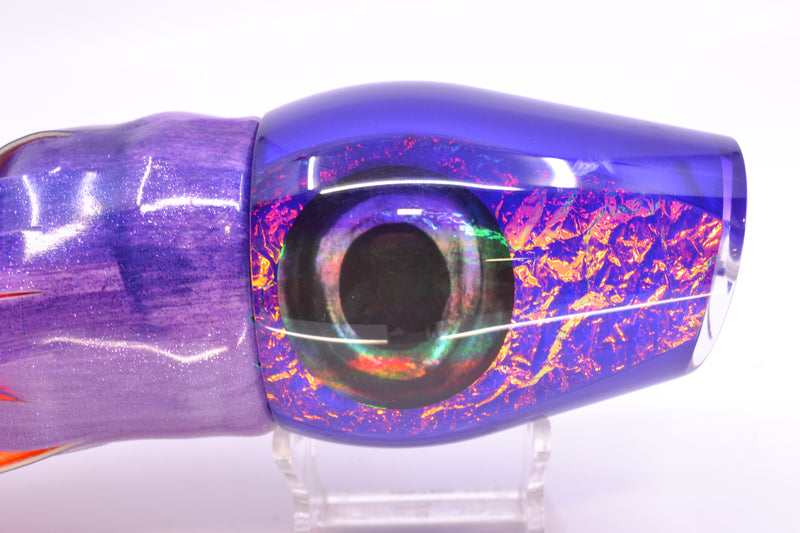 Moyes Lures Pink-Purple Dichro Purple Back XL Sumo 16" 16.4oz FT Vinyl Purple Eclipse