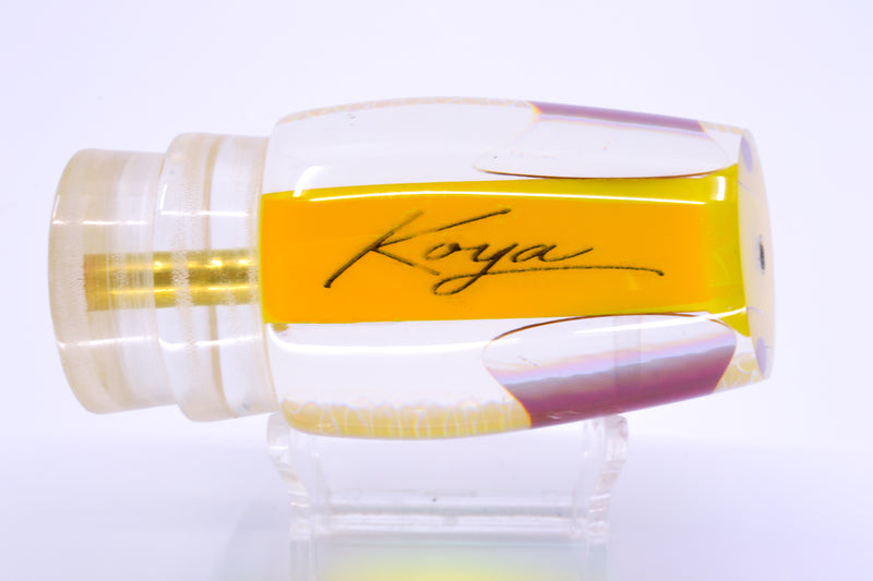 Koya Lures Yellow Rainbow Scale Red Eyes Medium 861 12" 5.8oz GZE