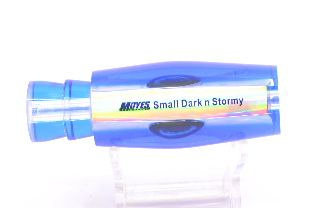 Moyes Lures White MOP Blue Back Taxi Eyes Small Dark-N-Stormy 9" 2.6oz
