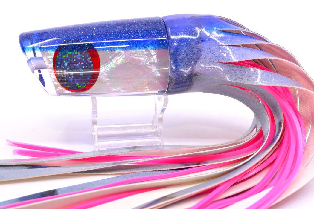 TANTRUM Lures White MOP Blue Back XL Kaboom 14" 11.2oz FT Vinyl Aku Revisited GZE