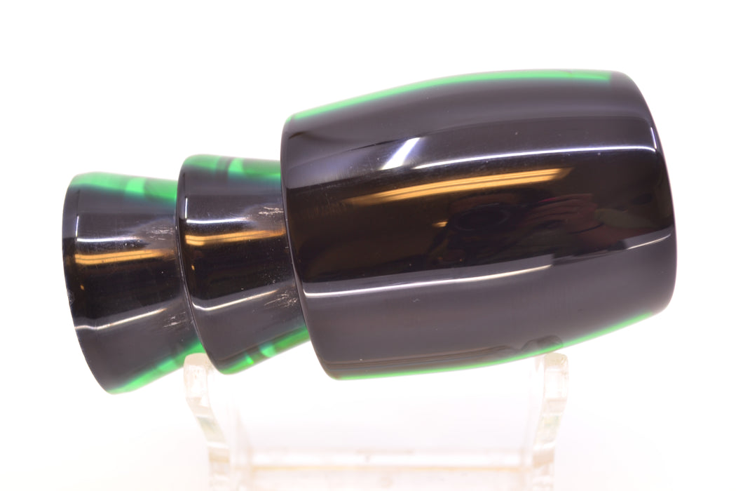 Moyes Lures Green MOP Black Back Taxi Eyes Medium J-Boy 12" 4oz