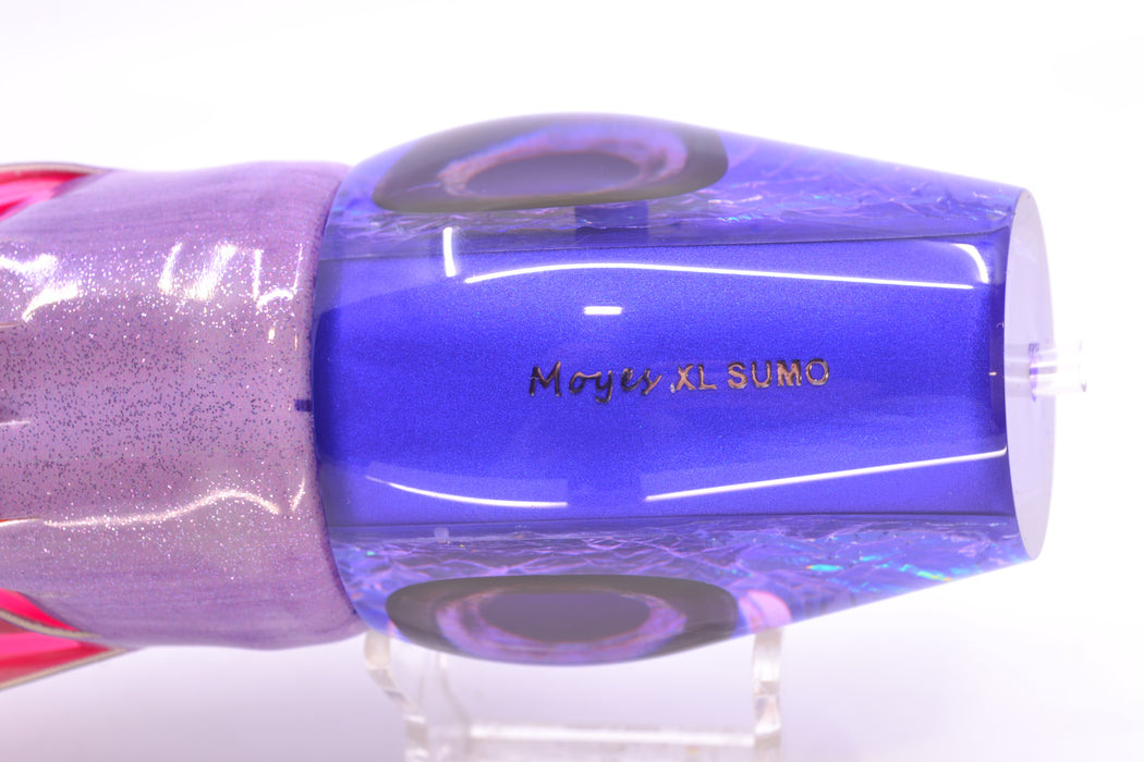Moyes Lures Pink-Purple Dichro Purple Back XL Sumo 16" 16.4oz FT Vinyl Purple Eclipse