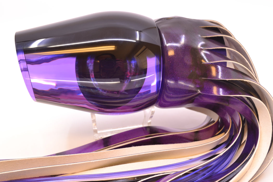 Moyes Lures Purple Mirrored Black Back Sumo Teaser 26.3oz FT Vinyl Grape Juice