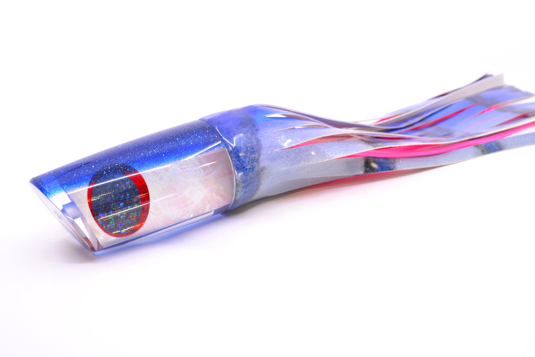 TANTRUM Lures White MOP Blue Back XL Kaboom 14" 11.2oz FT Vinyl Aku Revisited GZE