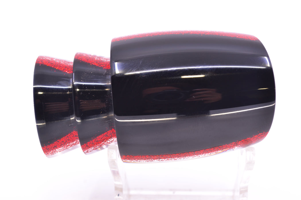 Moyes Lures Clear Mirrored Black-Red Back Taxi Eyes Bushmaster 12" 5.5oz