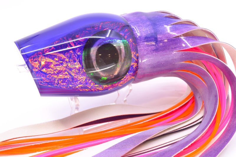 Moyes Lures Pink-Purple Dichro Purple Back XL Sumo 16" 16.4oz FT Vinyl Purple Eclipse