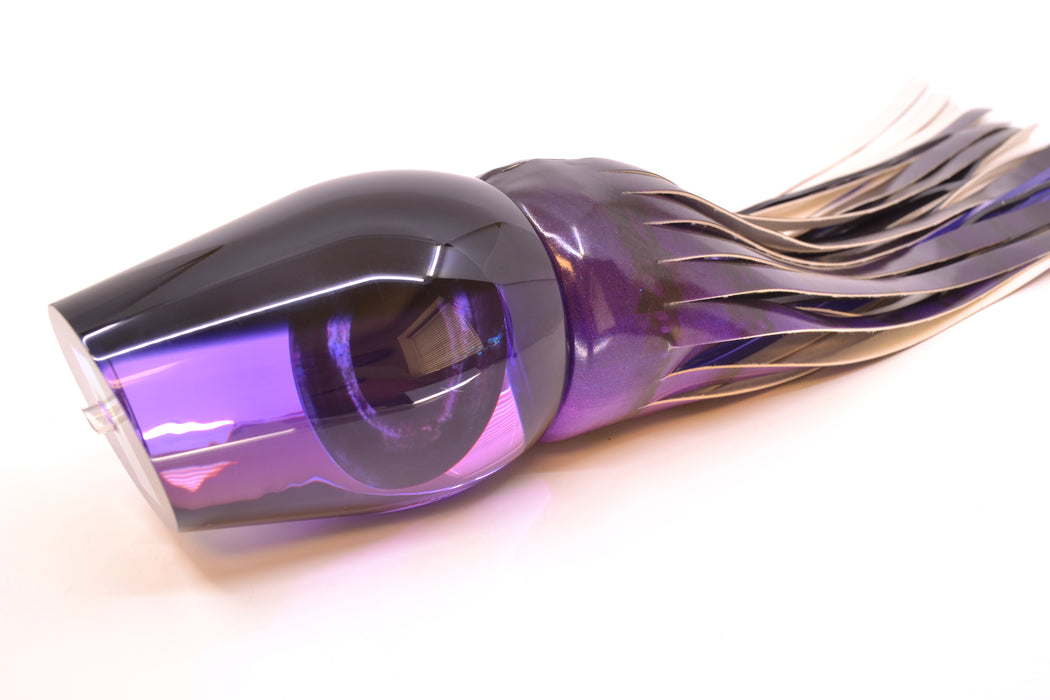 Moyes Lures Purple Mirrored Black Back Sumo Teaser 26.3oz FT Vinyl Grape Juice