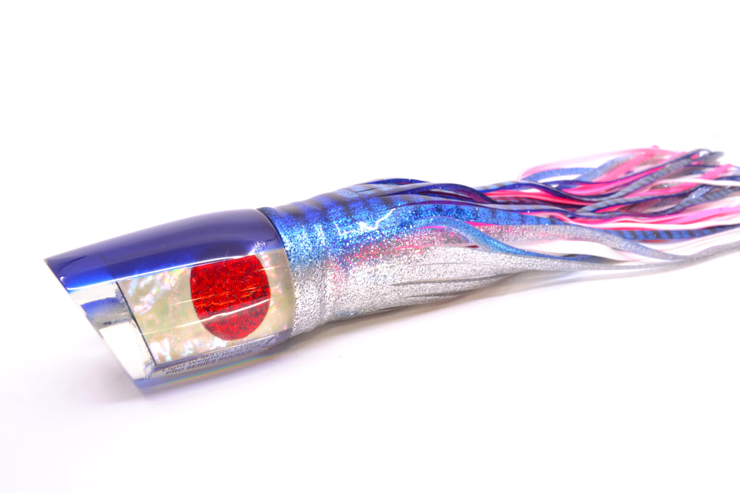 Marlin Magic Pro Series White Awabi Blue Back Ruckus 12" 10oz Skirted Blue Aurora