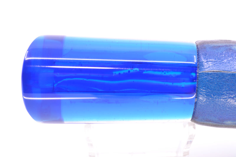 Marlin Magic Lures White Awabi Blue Back Reverse Taper Large Tube 12" 7.5oz ALV Skipjack