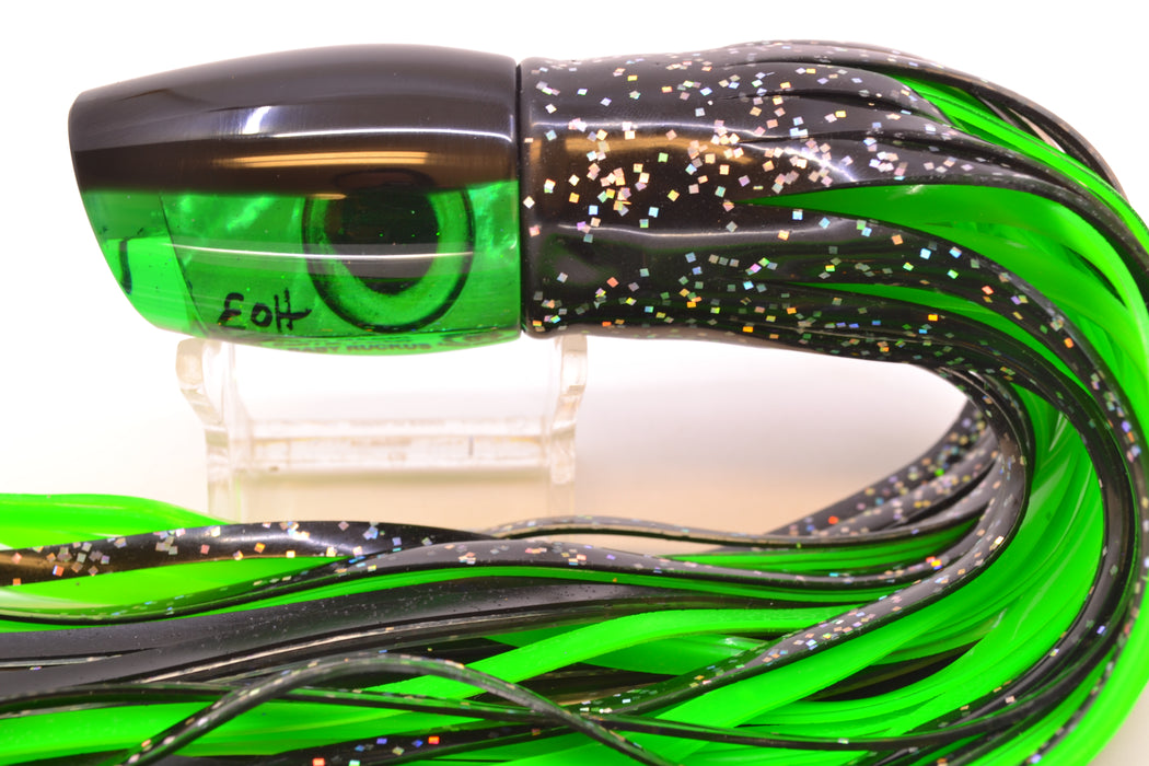 Marlin Magic Green MOP Black Back Taxi Eyes Baby Ruckus 10" 6.5oz Skirted Black/Green