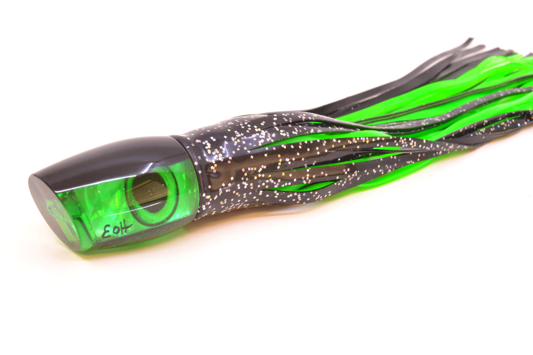 Marlin Magic Green MOP Black Back Taxi Eyes Baby Ruckus 10" 6.5oz Skirted Black/Green