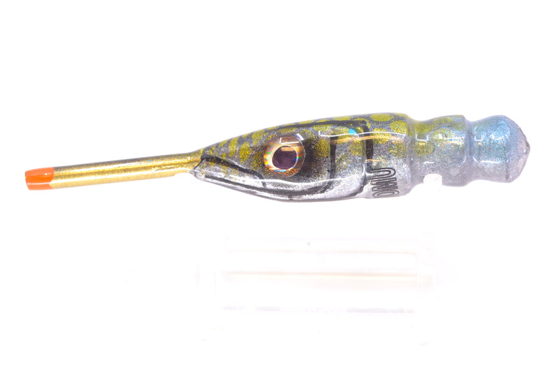 Tsutomu Lures Black with Gold Dots Ballyhoo 5" 2.7oz