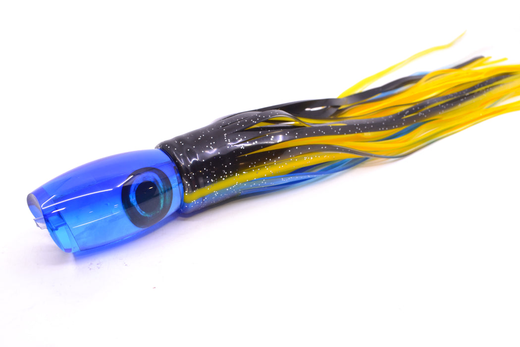Moyes Lures Ice Blue MOP Blue Back Medium Argus 12" 6.5oz Skirted Black-Yellow-Blue