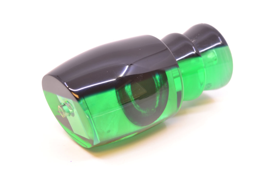 Moyes Lures Green MOP Black Back Taxi Eyes Medium J-Boy 12" 4oz