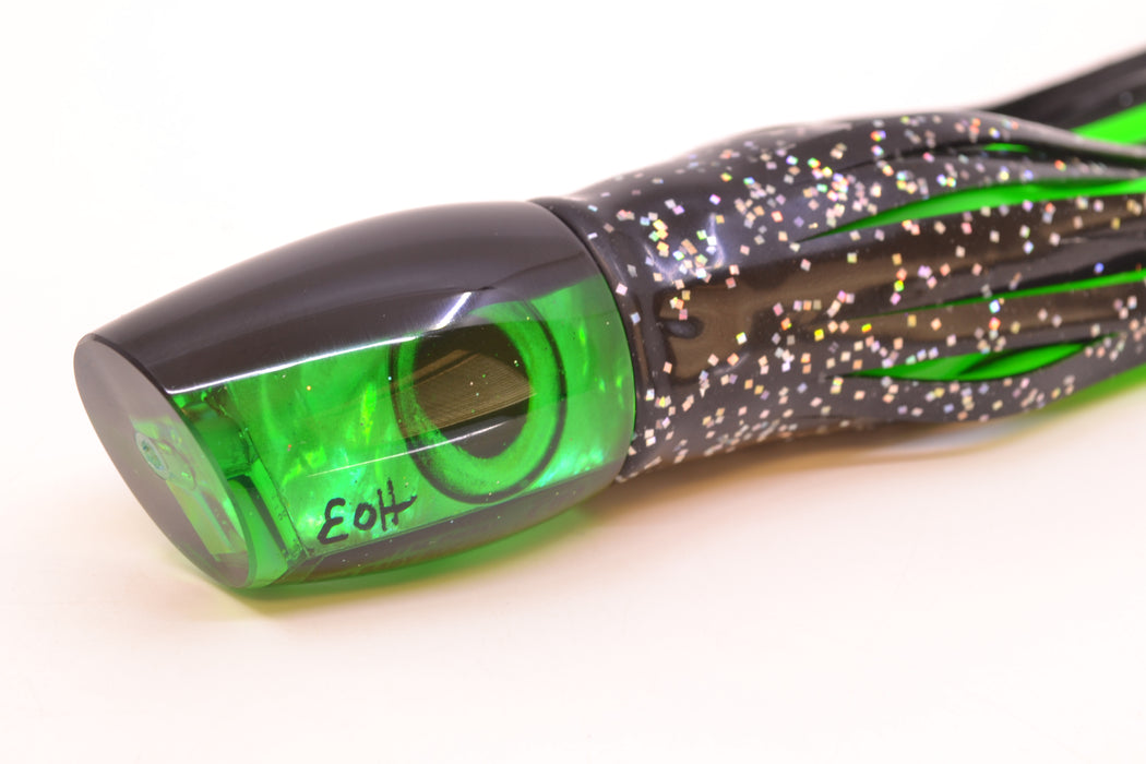 Marlin Magic Green MOP Black Back Taxi Eyes Baby Ruckus 10" 6.5oz Skirted Black/Green