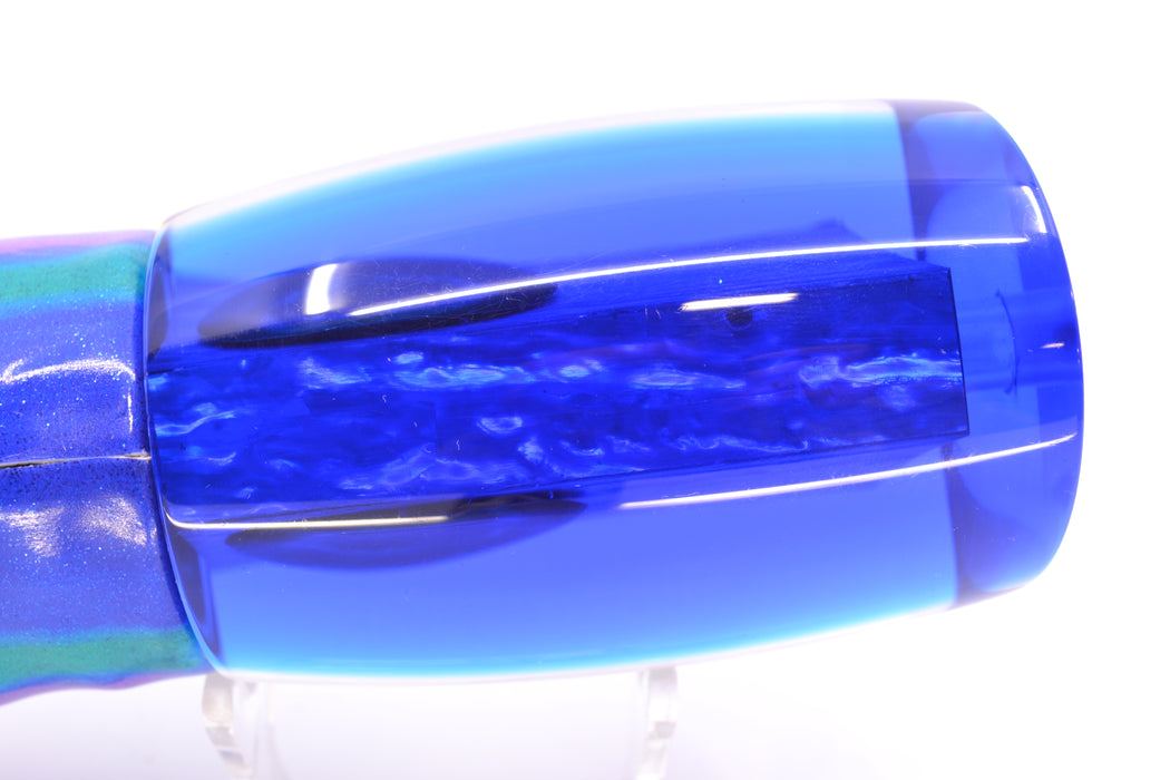 Moyes Lures Blue Awabi Blue Back Taxi Eyes XL Boogeyman 16" 12.7oz FT Vinyl Blueberry