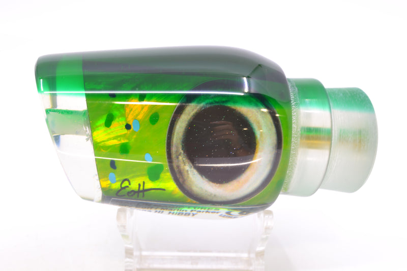 Marlin Magic Mahi MOP Green Back Taxi Eyes Hibby 14" 8oz