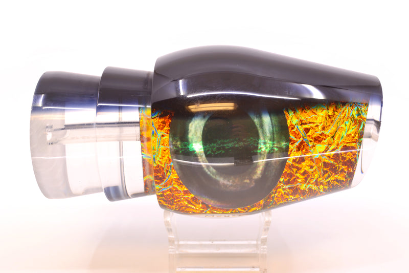 Moyes Lures Orange Dichro Black Back Taxi Eyes Sumo Teaser 22oz