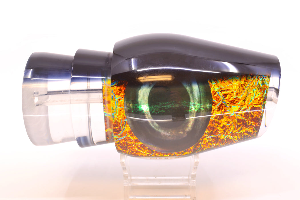 Moyes Lures Orange Dichro Black Back Taxi Eyes Sumo Teaser 22oz