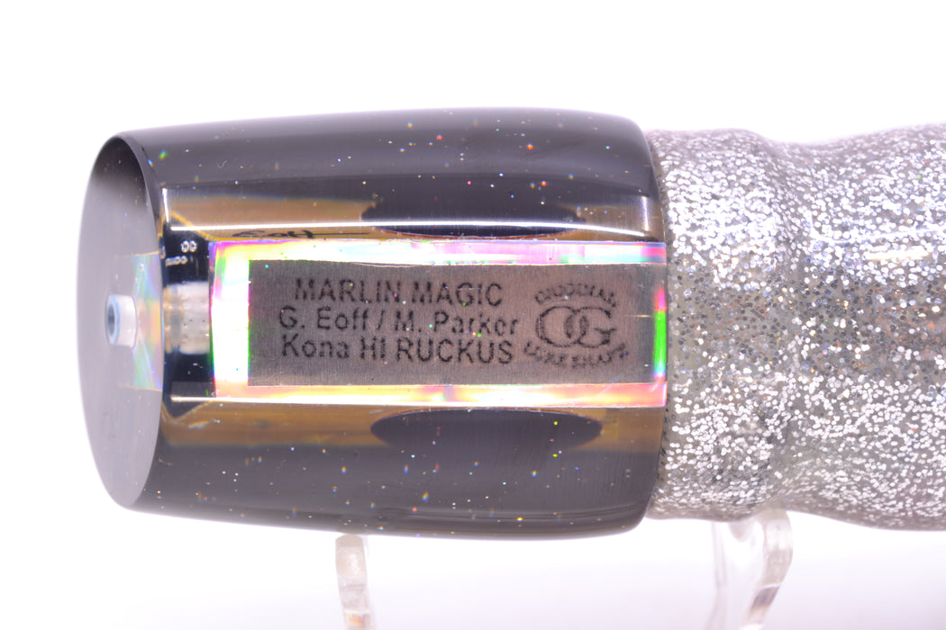 Marlin Magic Golden MOP Black Back Red Eyes Ruckus 12" 11oz Skirted Red Aurora
