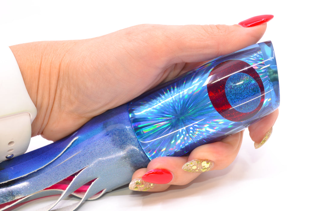 Koya Lures Blue Rainbow Starburst JP Noname 12" 7.5oz Fire Tailz Vinyl Aku Revisited GZE