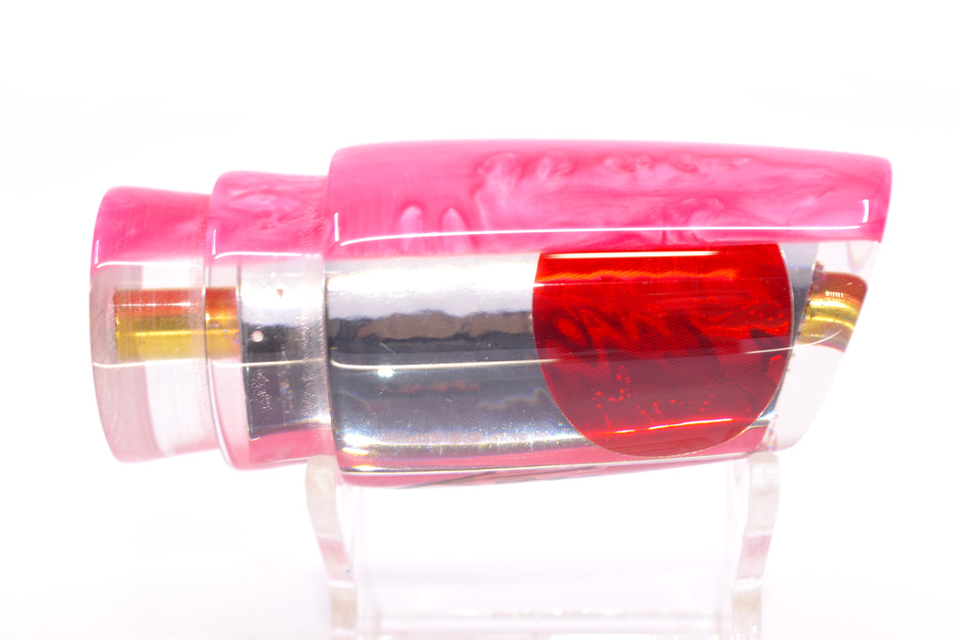 Koya Lures Clear Mirrored Pink Back Red Eyes 614 9" 3.5oz