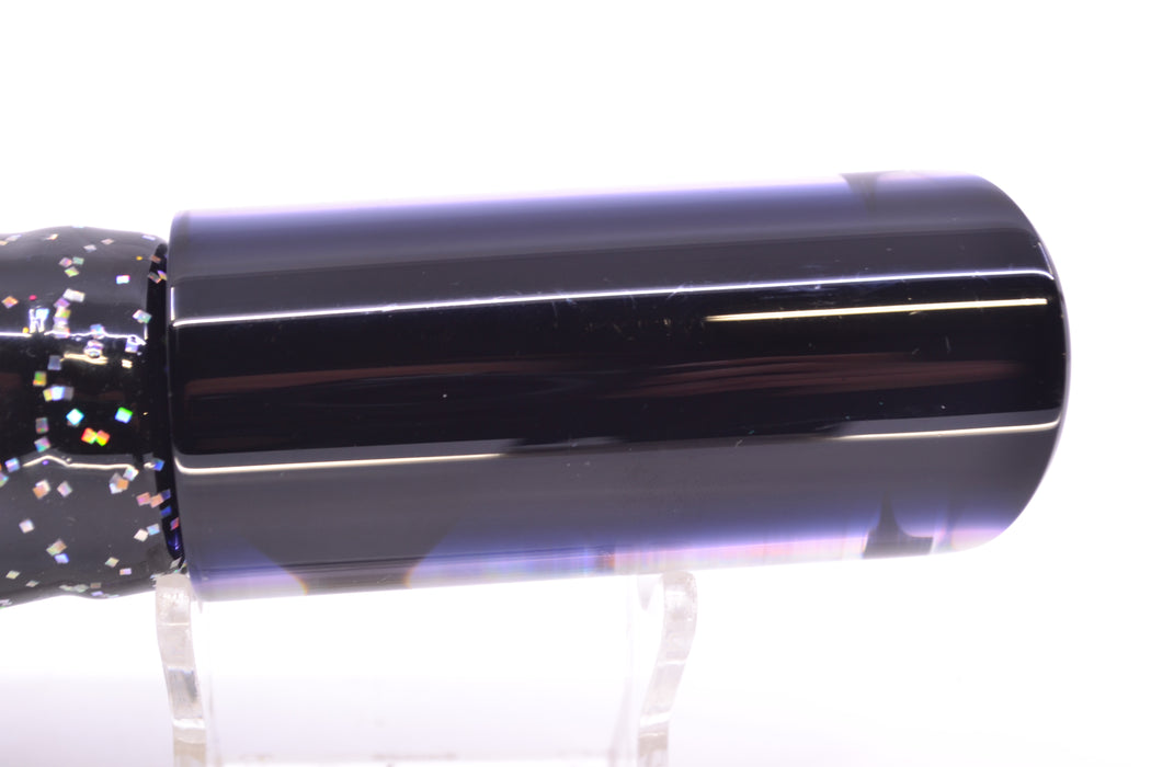 Moyes Lures Skipjack Paua-MOP Black-Purple Back Medium Pipe Bomb 12" 7.5oz Skirted GZE