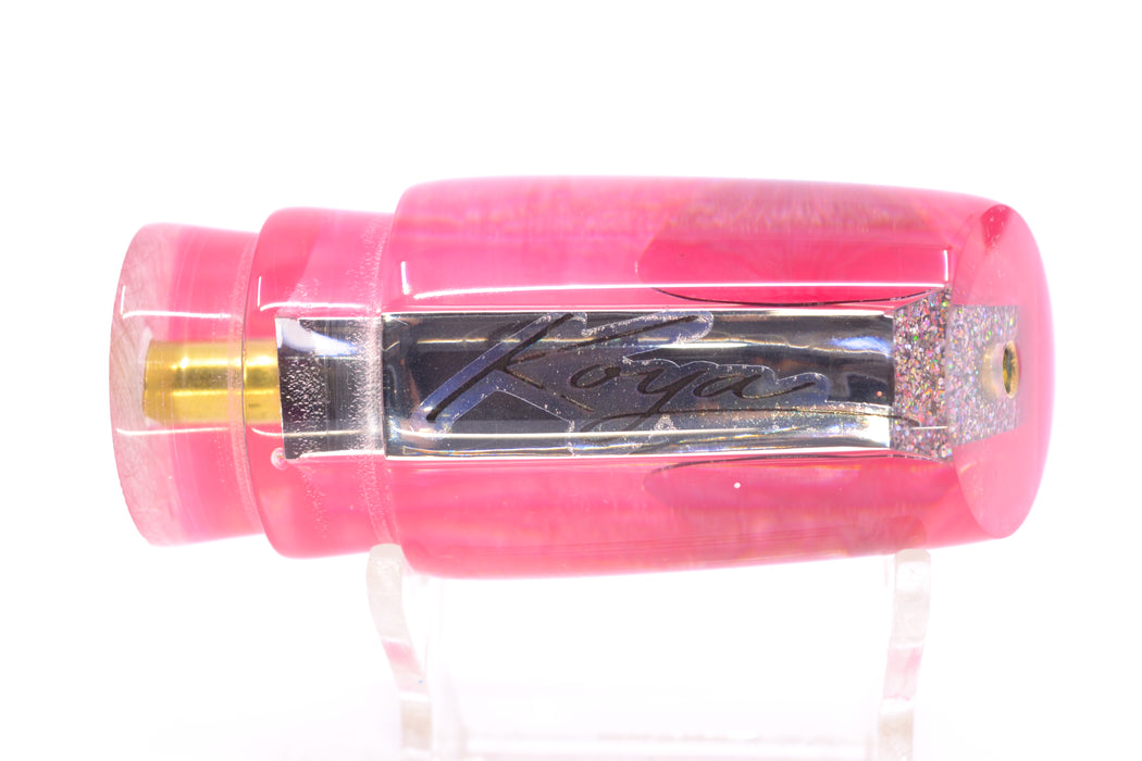 Koya Lures Clear Mirrored Pink Back Red Eyes 614 9" 3.5oz