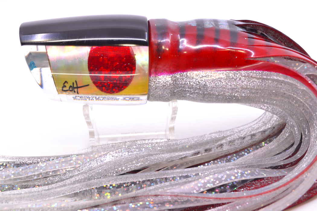Marlin Magic Golden MOP Black Back Red Eyes Ruckus 12" 11oz Skirted Red Aurora