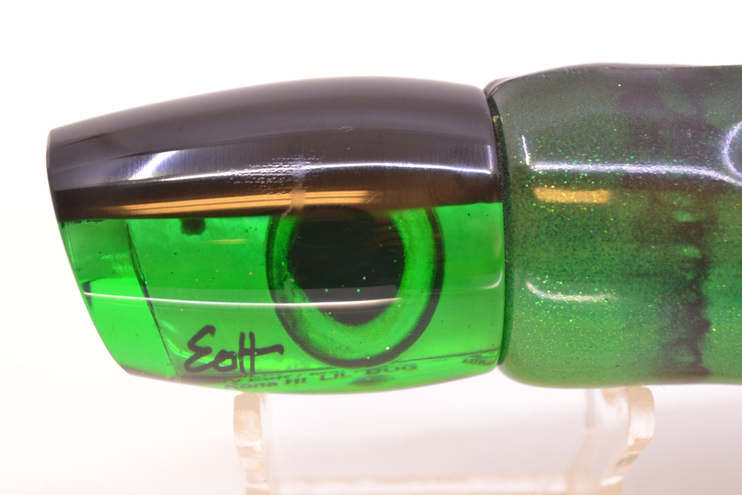 Marlin Magic Green MOP Black Back Baby Ruckus 10" 6.3oz FT Vinyl Green Tiger *Mislabeled*