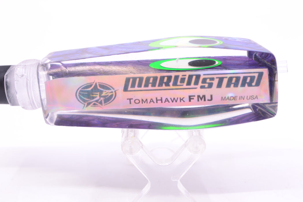Marlinstar Purple Paua Shell Lead Medium Tomahawk FMJ 9"+ 9.6oz GZE