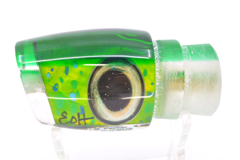 Marlin Magic Lures Mahi MOP Green Back Taxi Eyes Baby Ruckus 10" 4oz