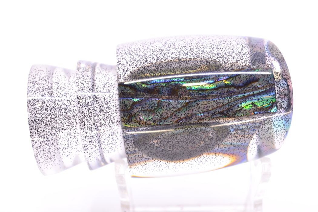 Moyes Lures Blue-Purple Abalone Black Back Taxi Eyes Bushmaster 12" 5.5oz