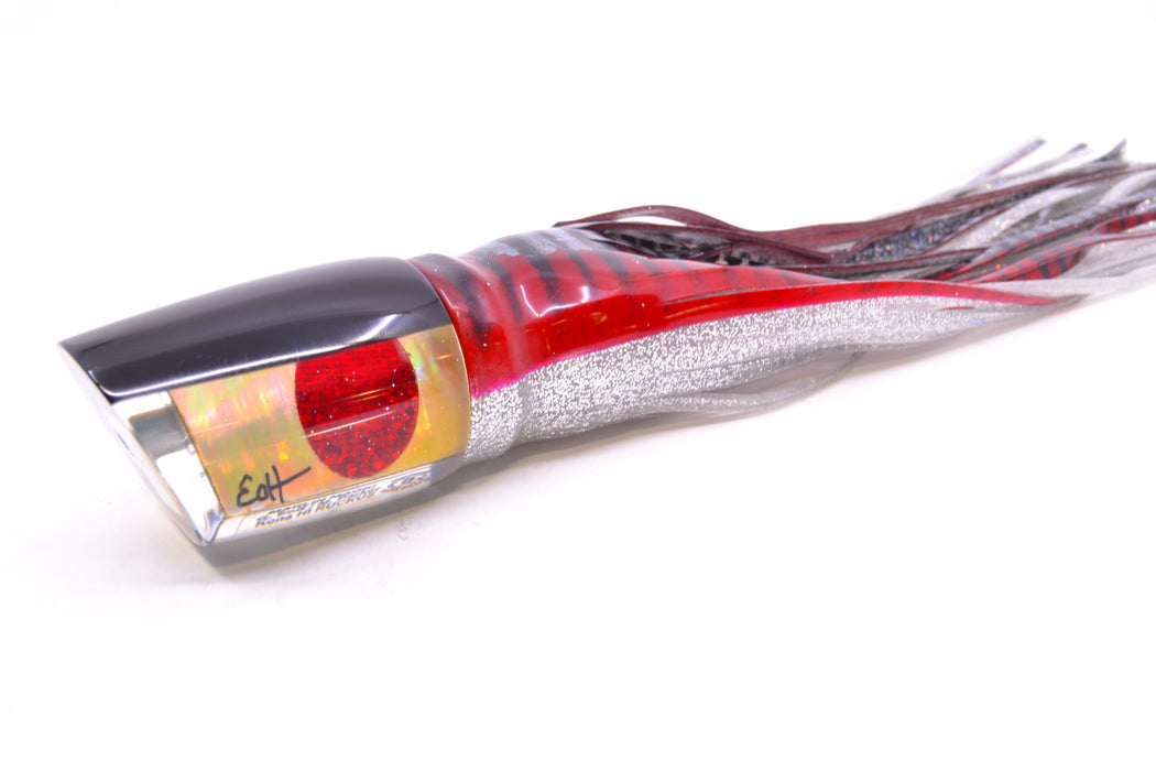 Marlin Magic Golden MOP Black Back Red Eyes Ruckus 12" 11oz Skirted Red Aurora