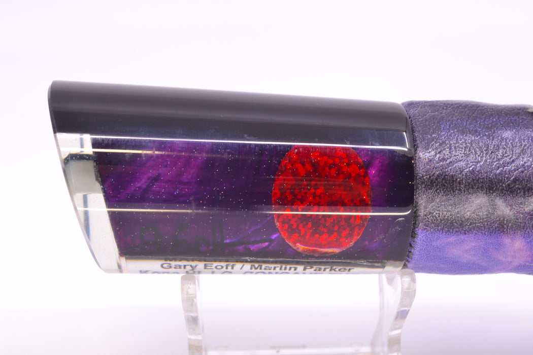 Marlin Magic Lures Purple MOP Black Back Reverse Taper Large Tube 12" 7.5oz ALV Skipjack GZE